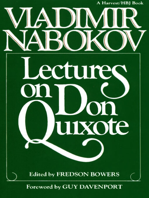 Title details for Lectures on Don Quixote by Vladimir Nabokov - Available